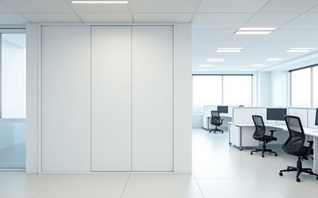 Versova IT Hub office space with acoustic drywall